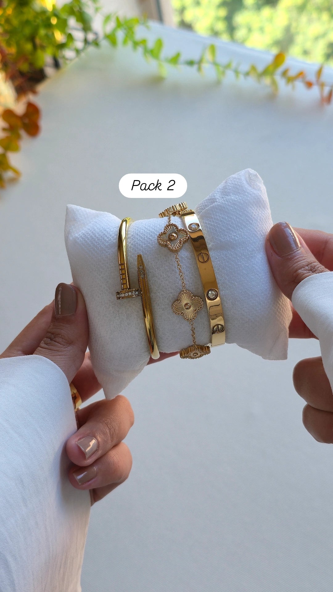 Pack trio : 2 bracelets + gourmette tendances