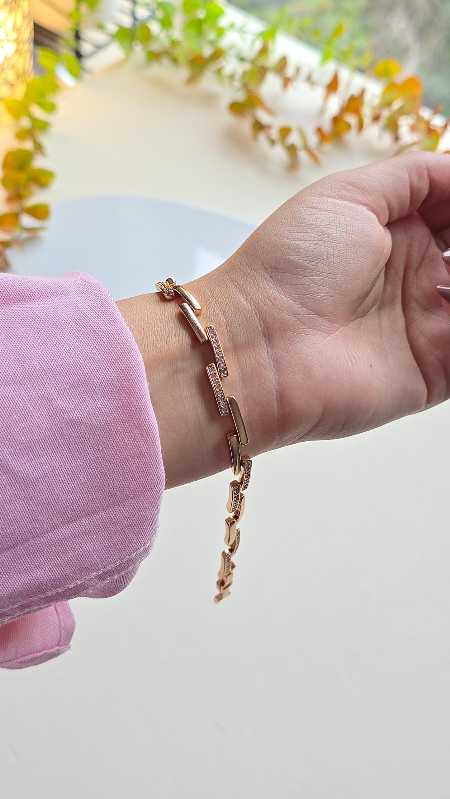 Gourmette LAMSA - Rose Gold