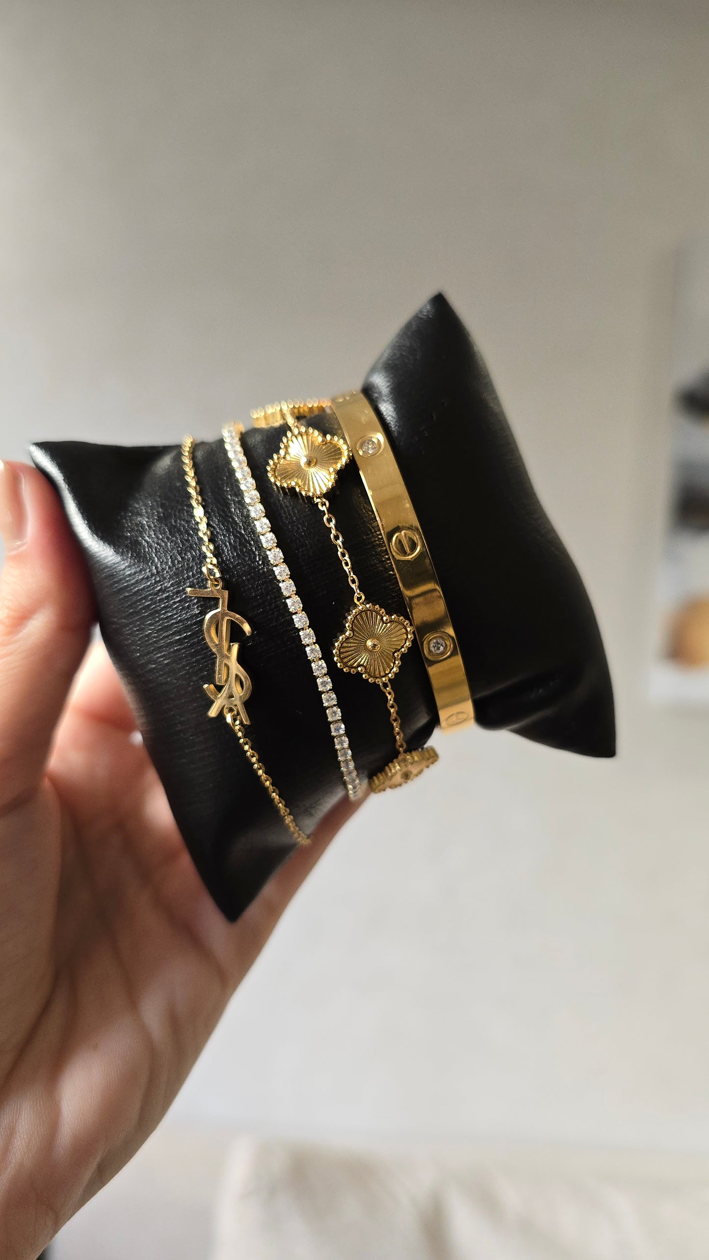 đ Pack Gold ĂlĂ©gance â 1 Bracelet + 3 Gourmettes Inox
