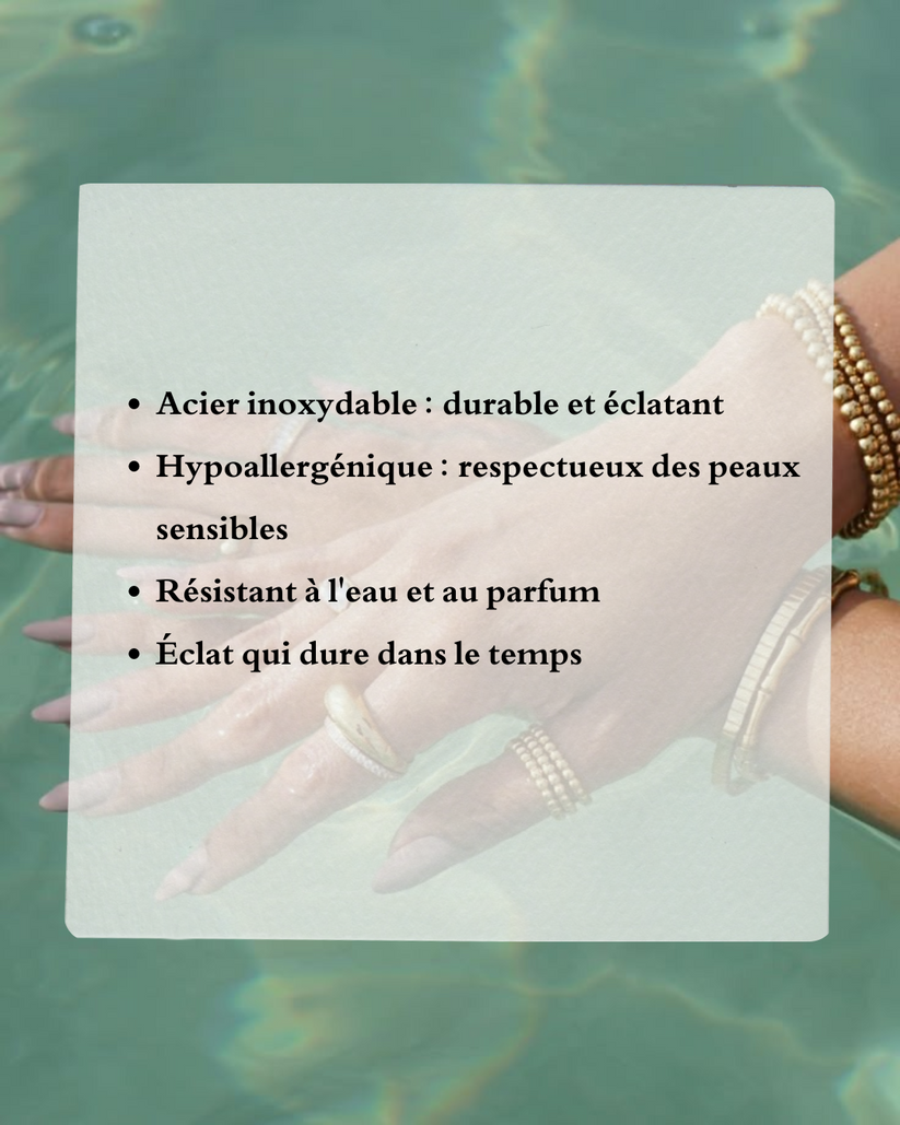 Pack Amour : 2 gourmettes + 2 bracelets Inox