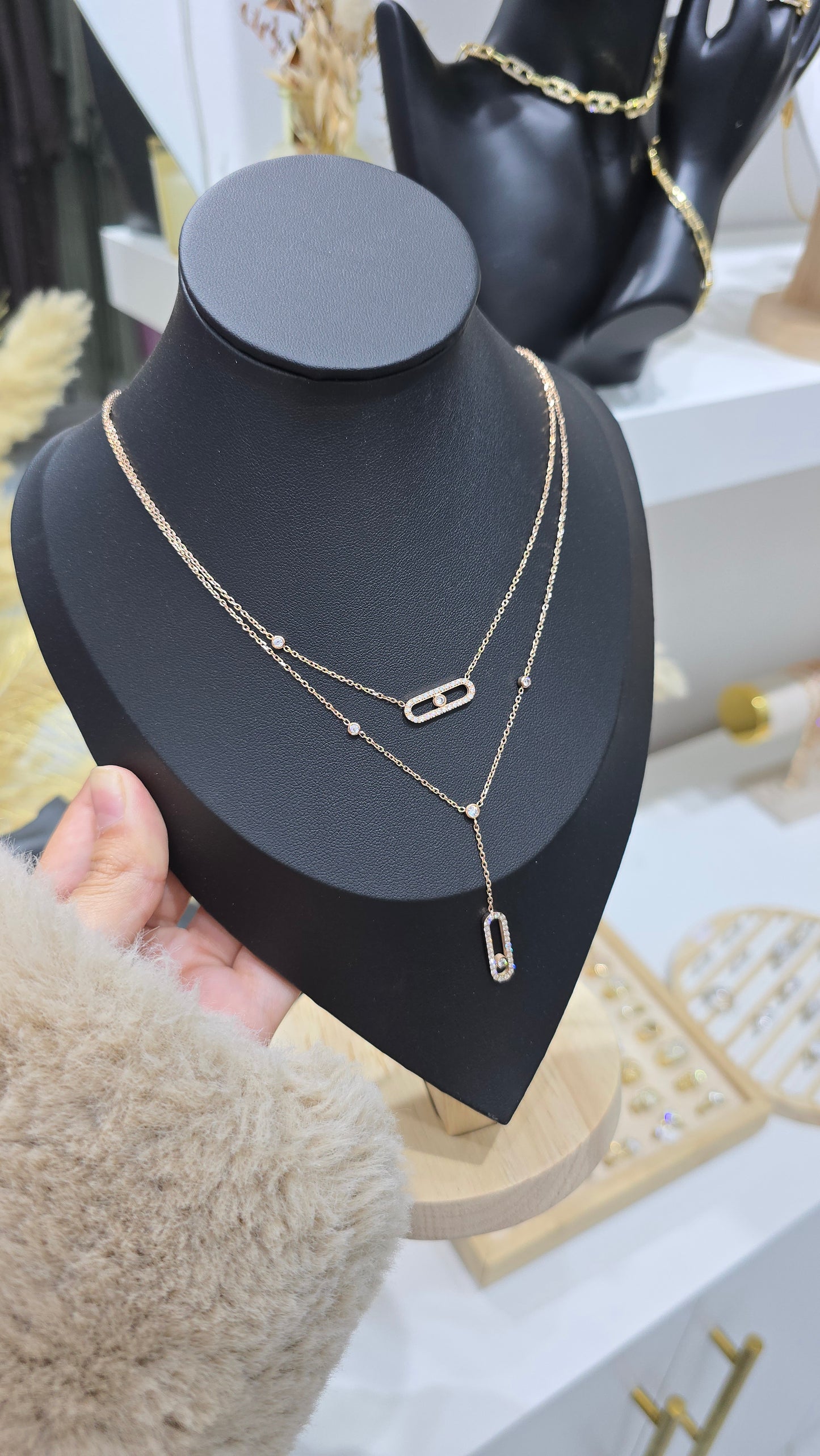 Collier double rang