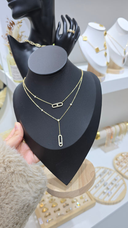 Collier double rang