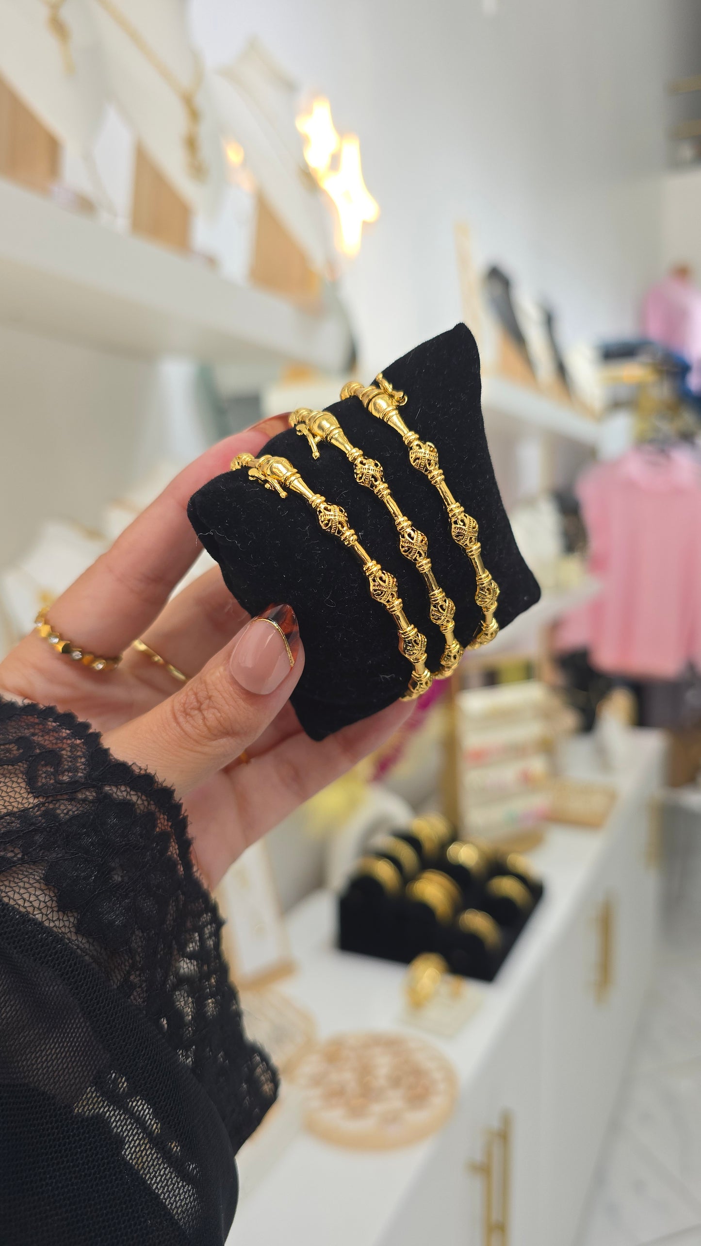 3 bracelets العضم بالتخرام