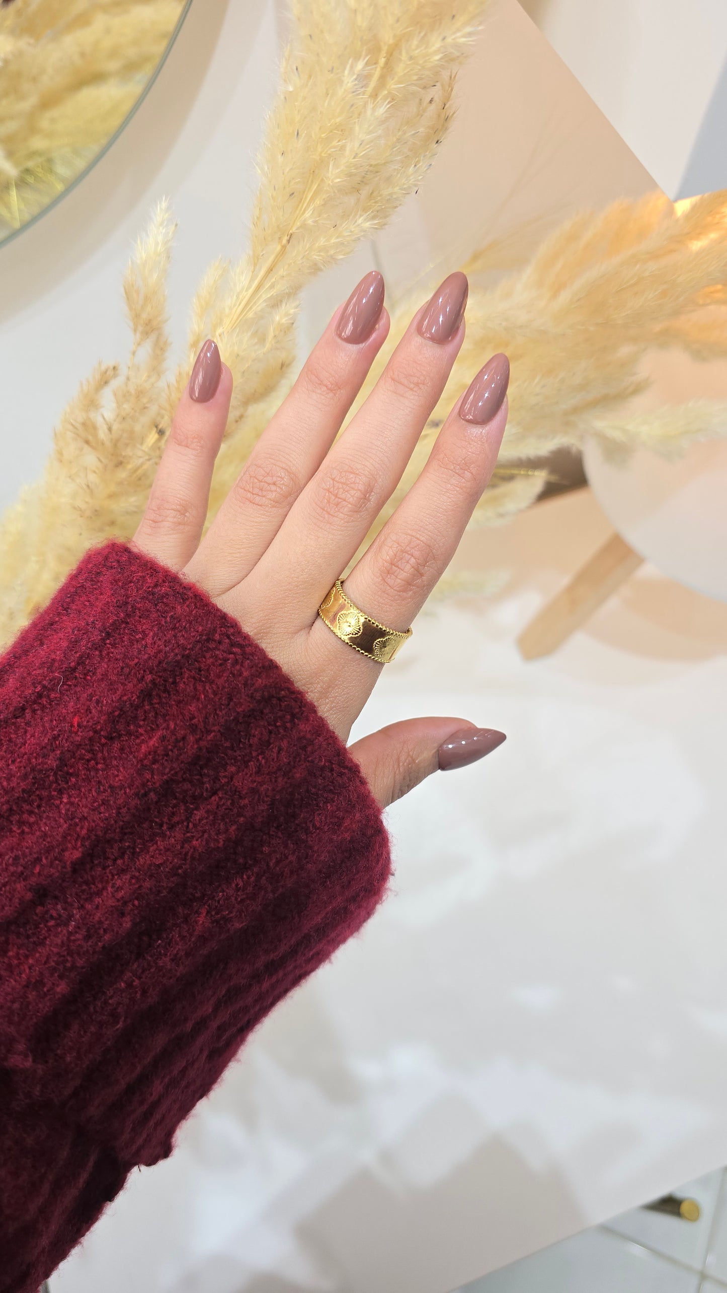 Bague Trèfles Ajustable