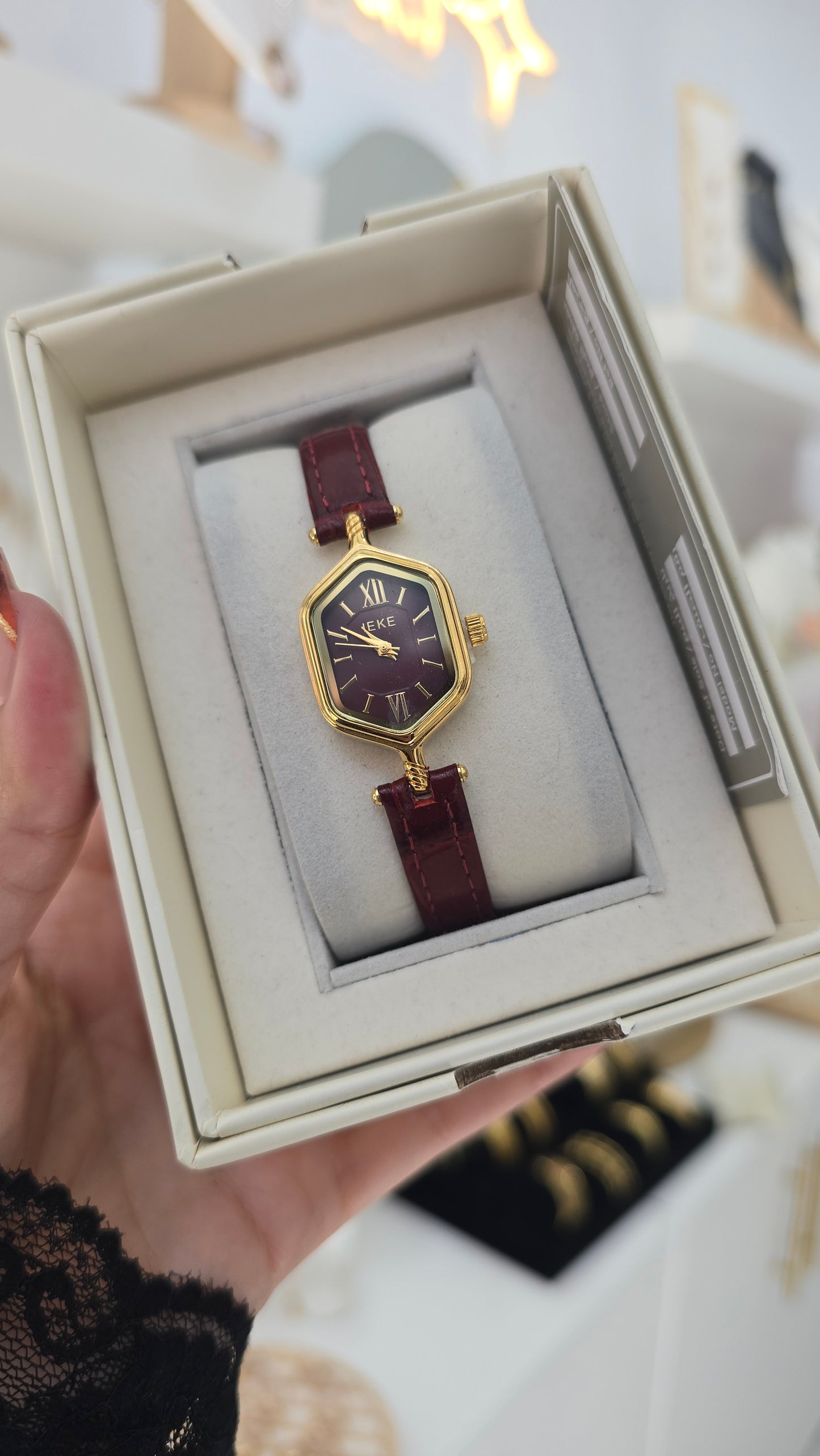 Montre MARIE Burgundy