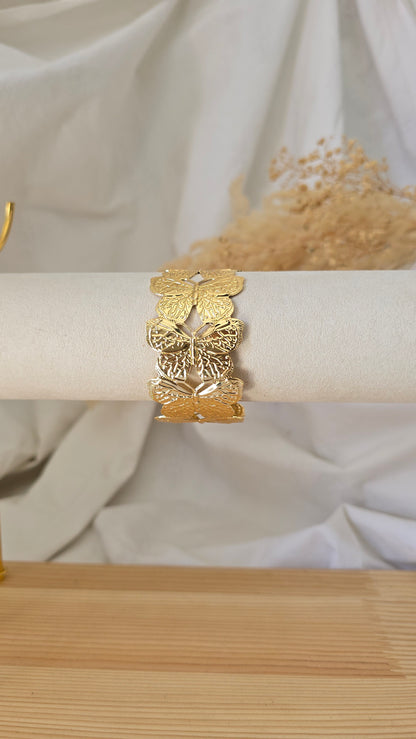 Bracelet manchette Papillon