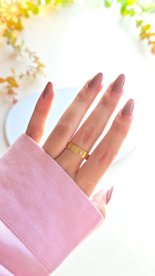 Bague LOVE - Strass