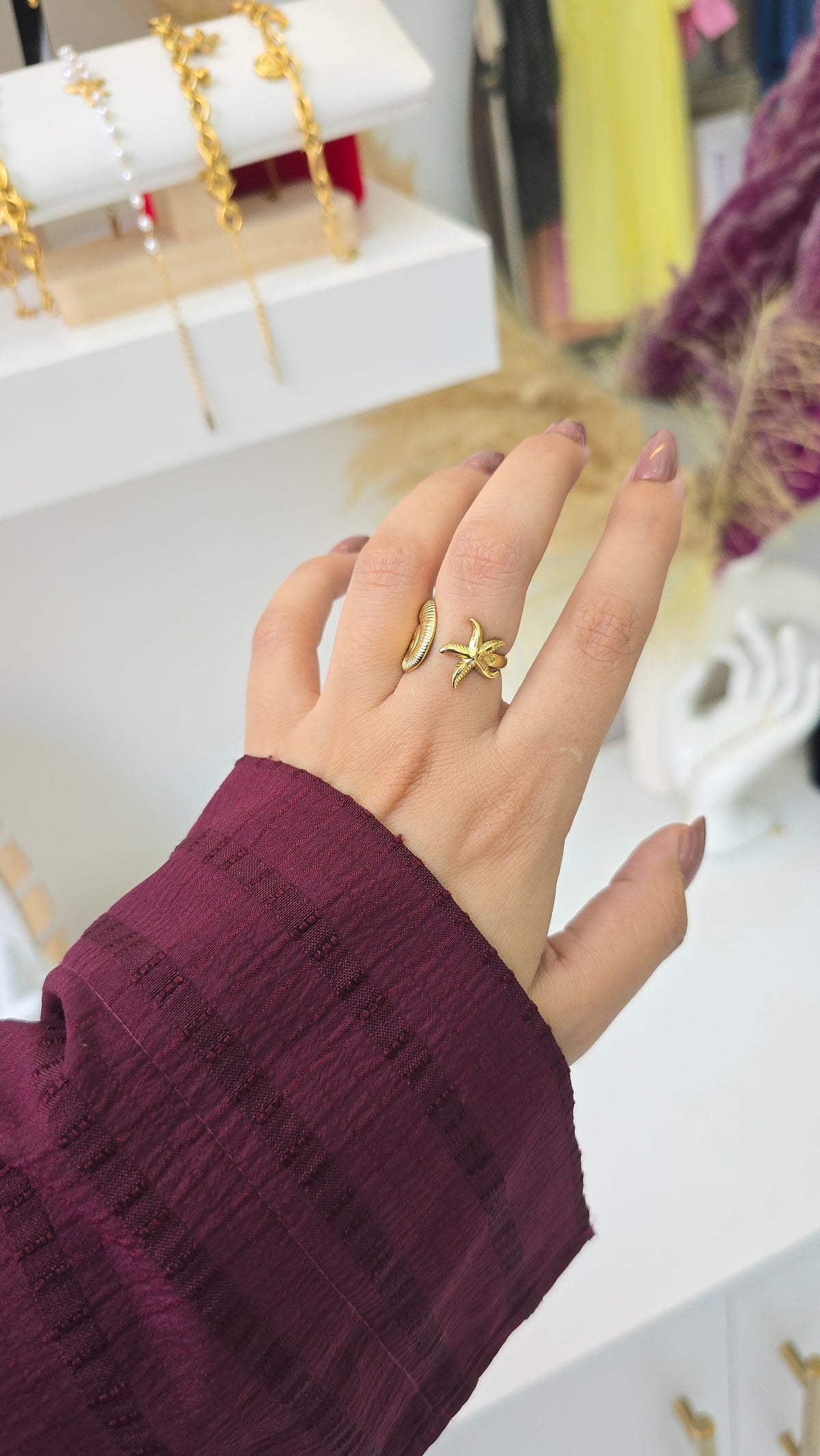 Duo Etoiles : Bracelet + Bague en promo