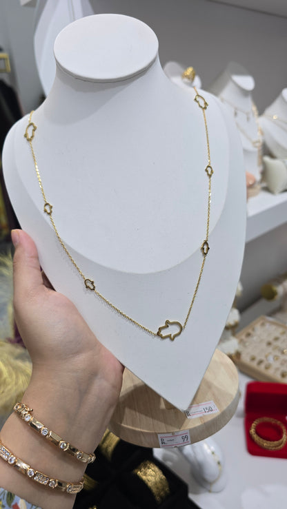 Sautoir pendentif avec khmissa