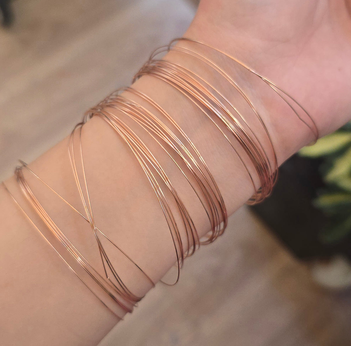 Sertla fine (40 Bracelets) - rose gold