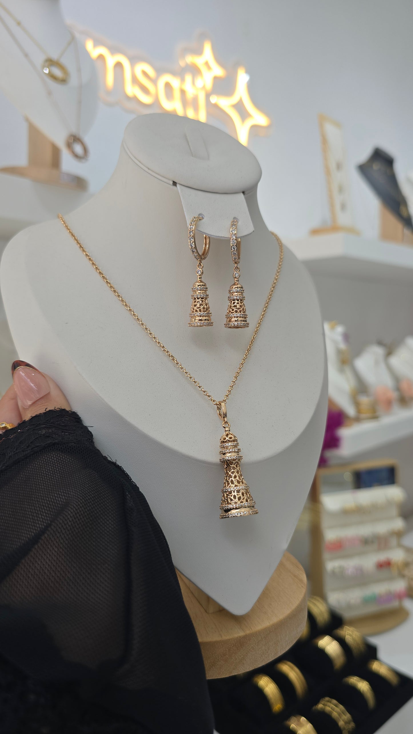 Boucles + Sautoir