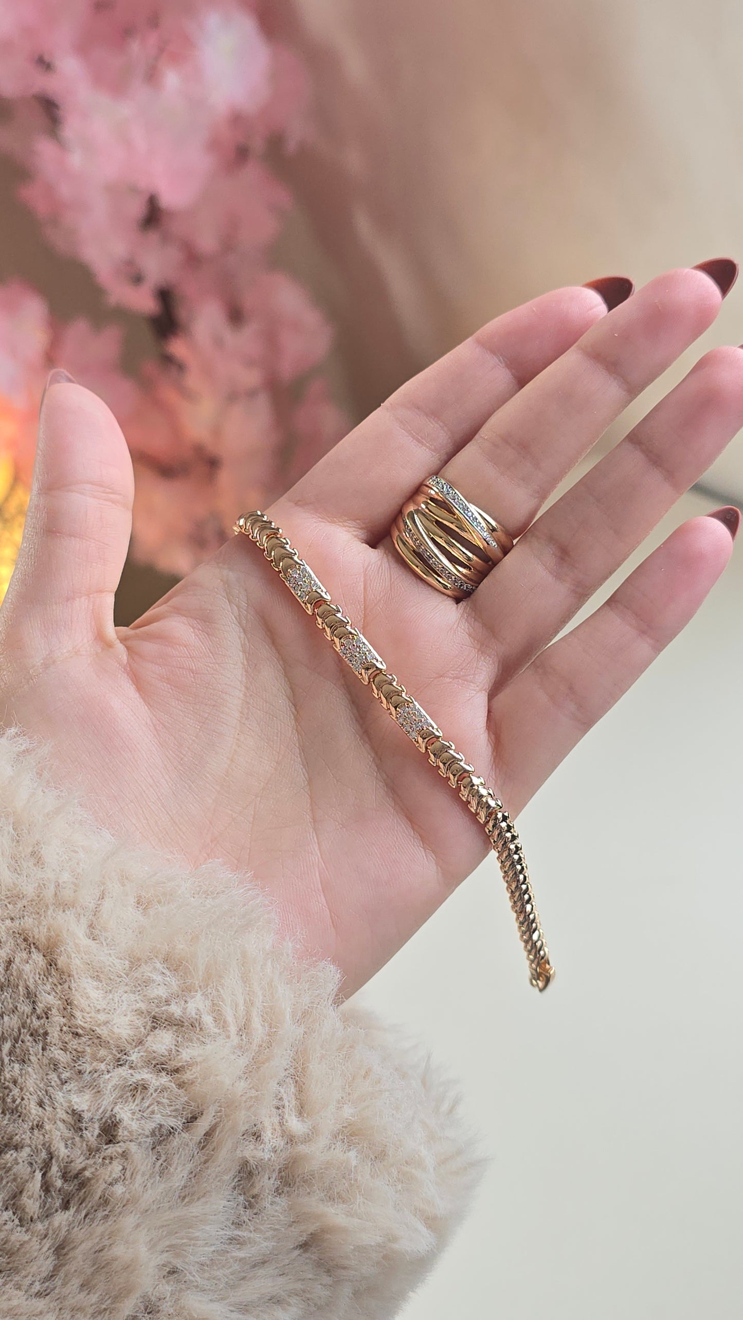 Gourmette AURA Rose Gold