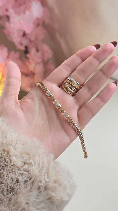 Gourmette AURA Rose Gold