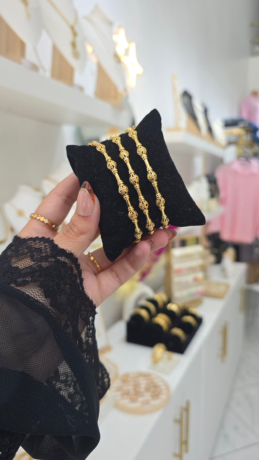 3 bracelets العضم بالتخرام