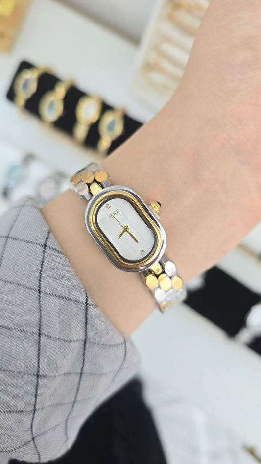 Montre Bicolore Rectangulaire