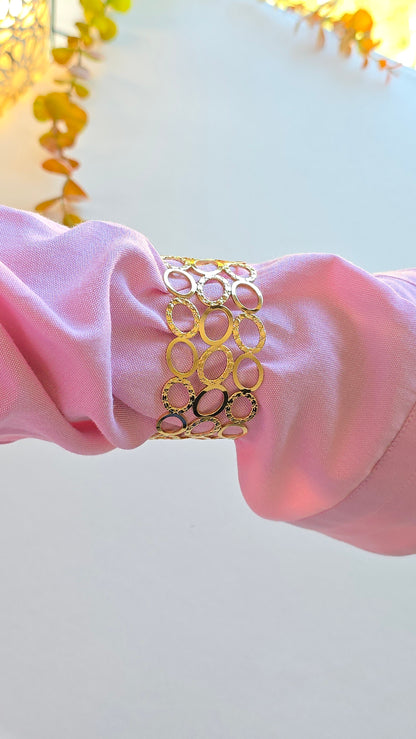 Bracelet manchette Infinity