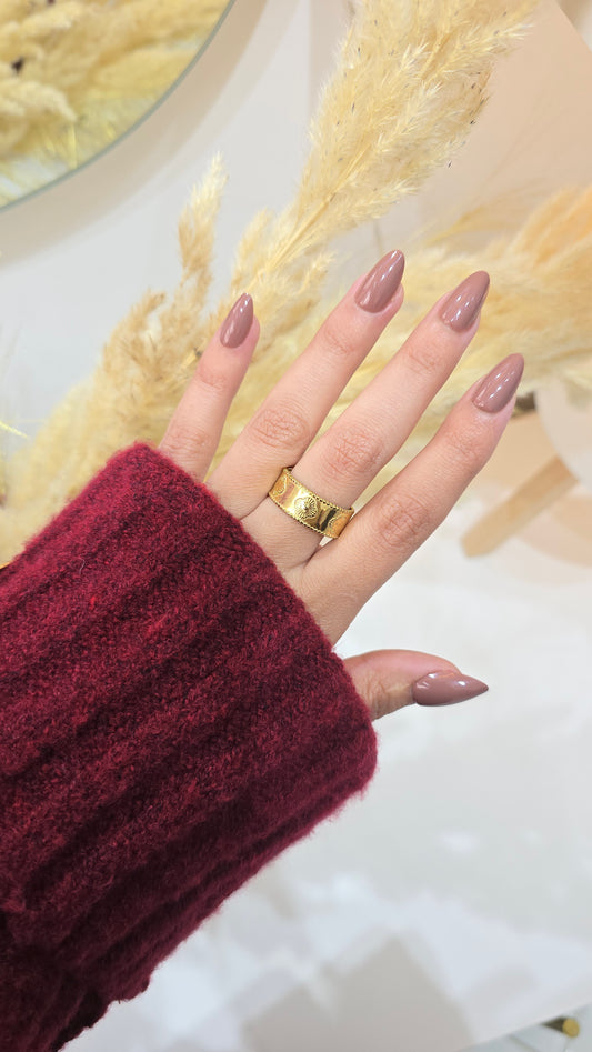 Bague Trèfles Ajustable