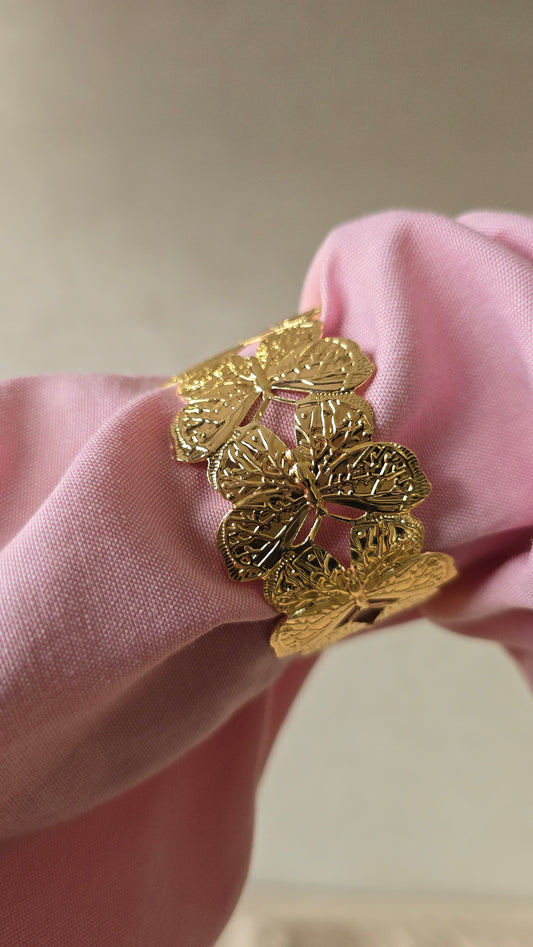 Bracelet manchette Papillon