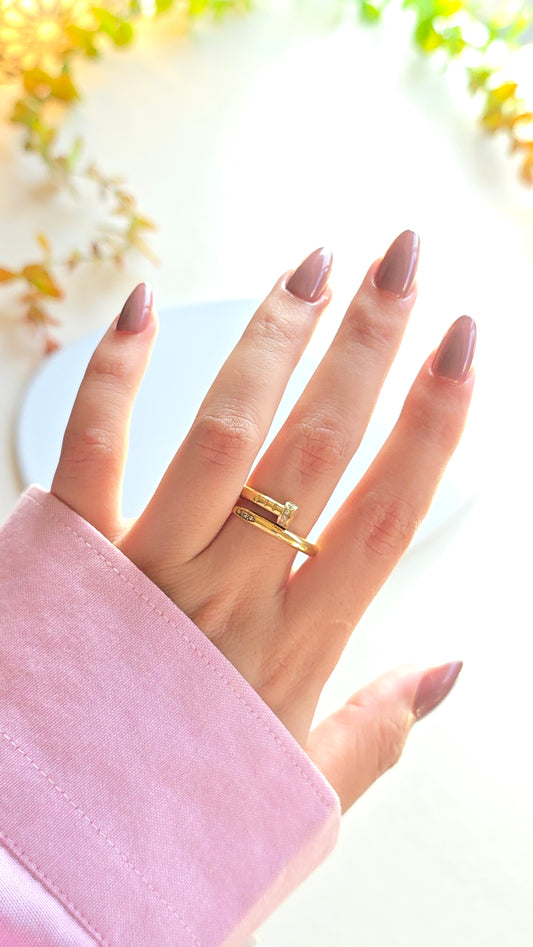 Bague Clou - Strass