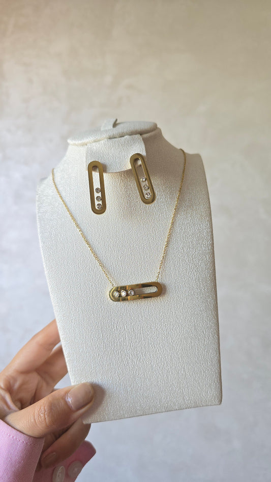 Duo Collier + Boucles Messika [Promo]