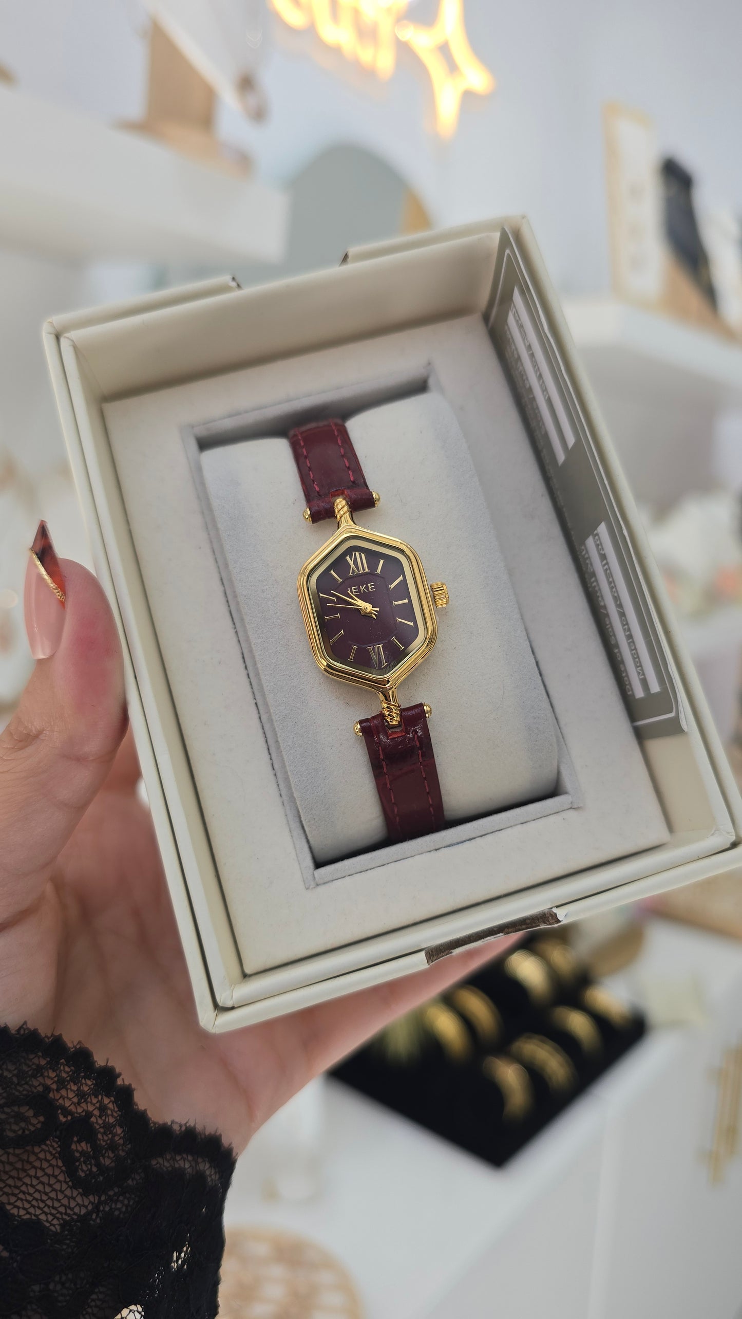 Montre MARIE Burgundy