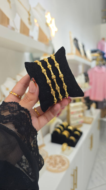 3 bracelets العضم بالتخرام
