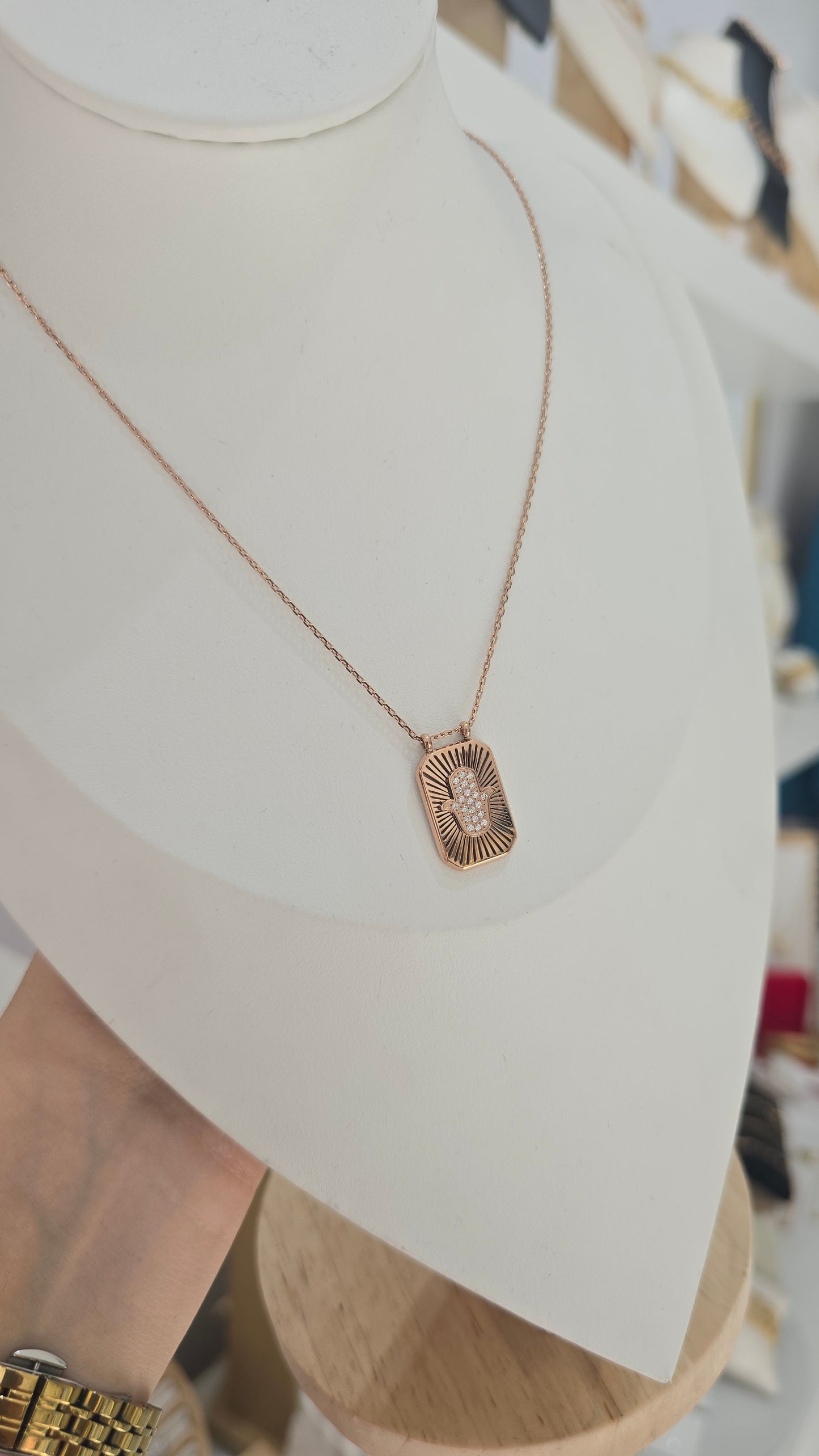 Collier KHMISSA M3 rose gold