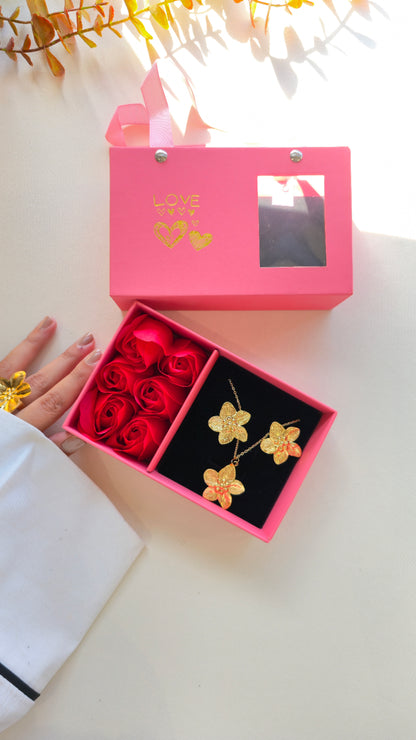 Ensemble FLORA – Collier + Boucles