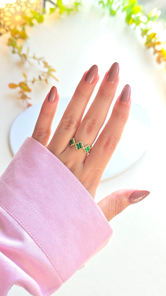 Bague "Trèfles"