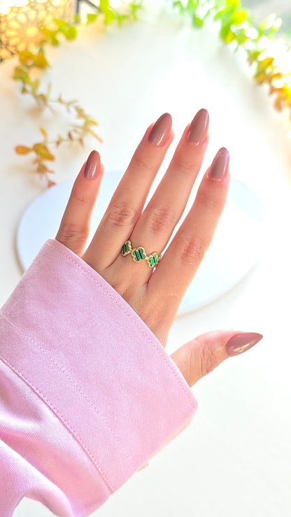 Bague "Trèfles"