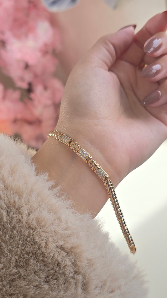 Gourmette AURA Rose Gold