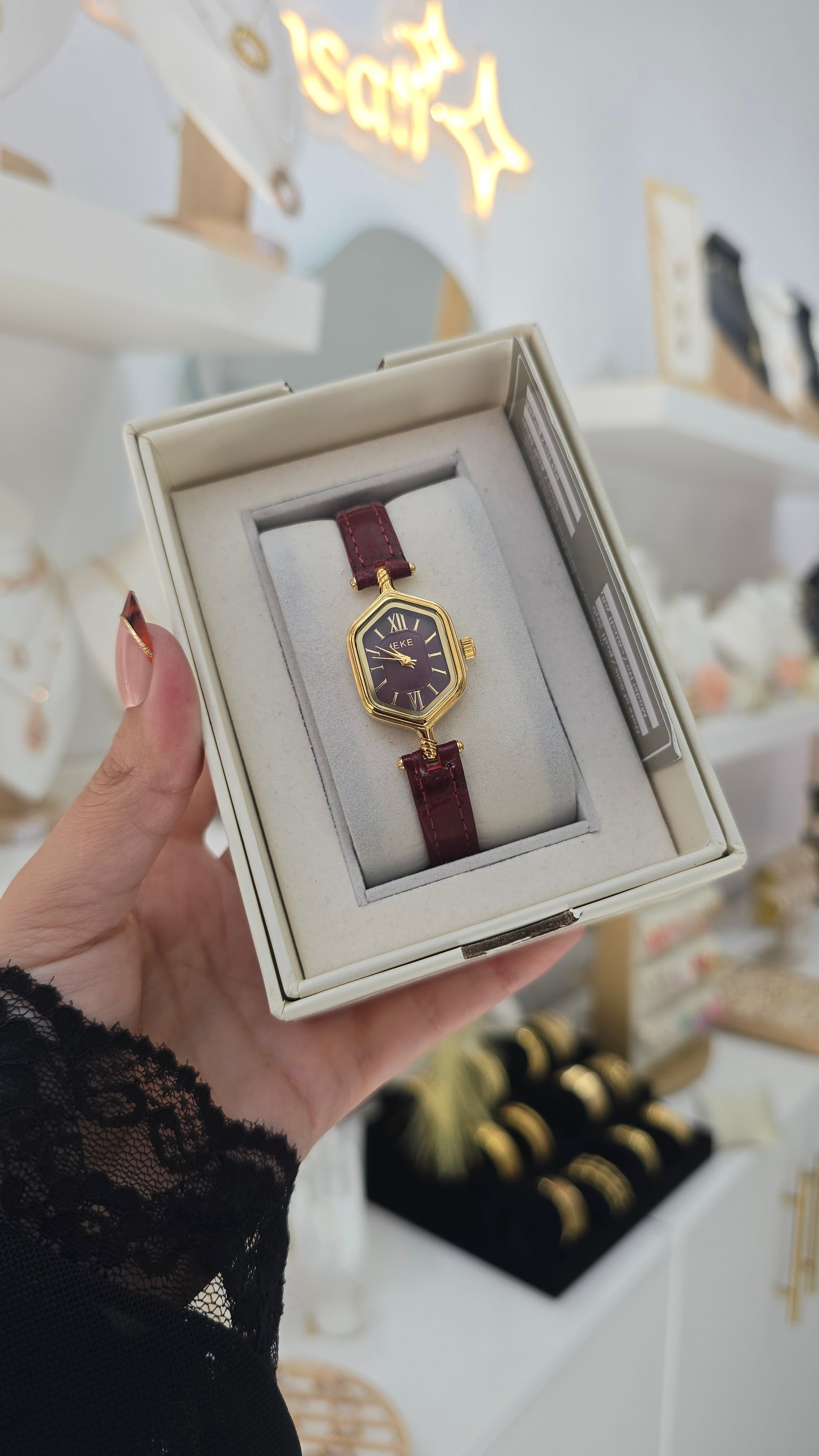 Montre MARIE Burgundy