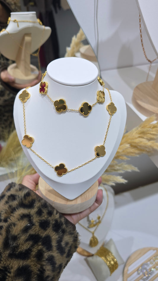 Parure Trèfles Dorée