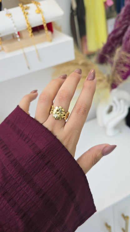 Duo Flora : Bracelet + Bague en promo