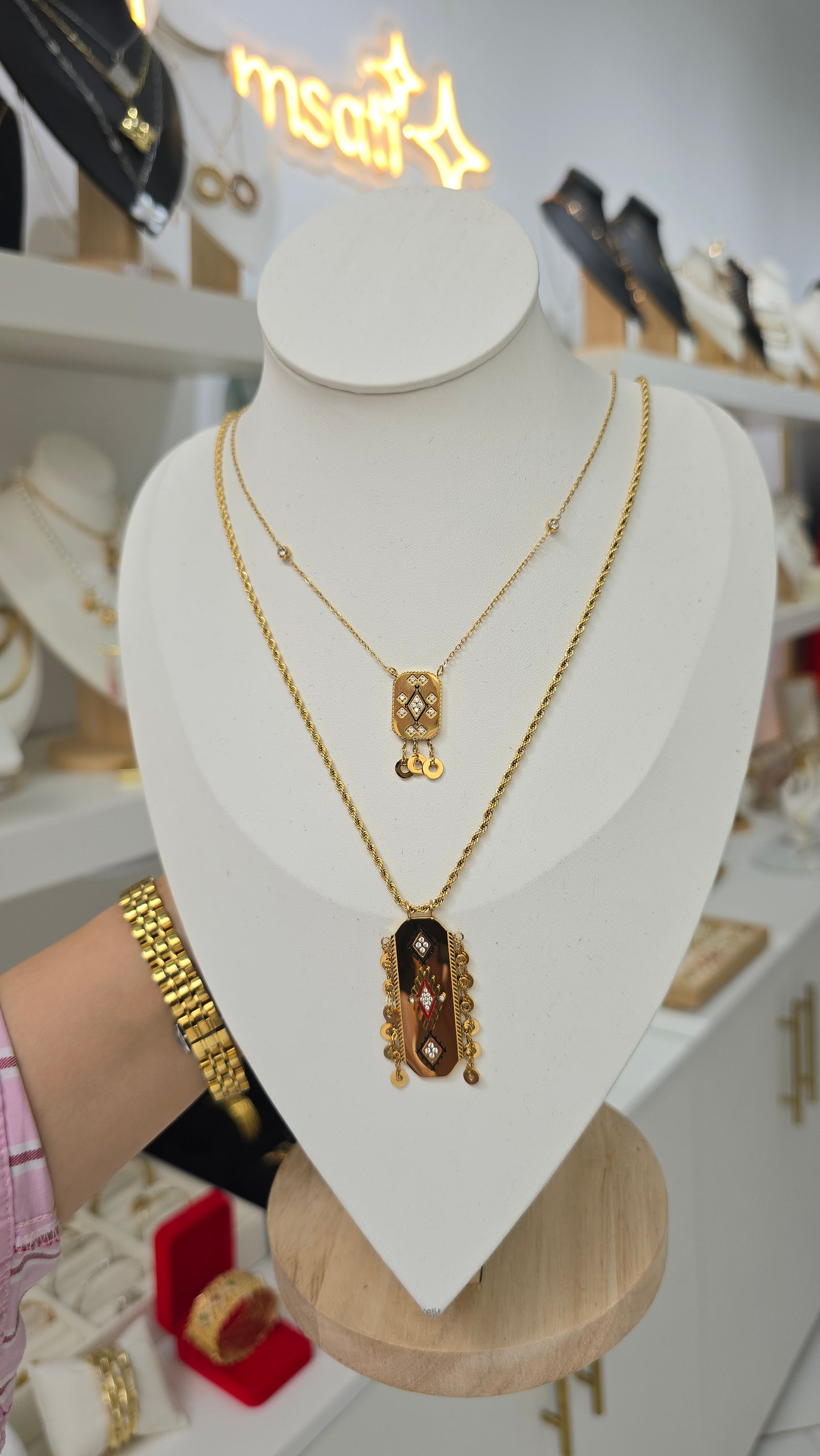 Collier & Sautoir Tamazight ⵣ✨