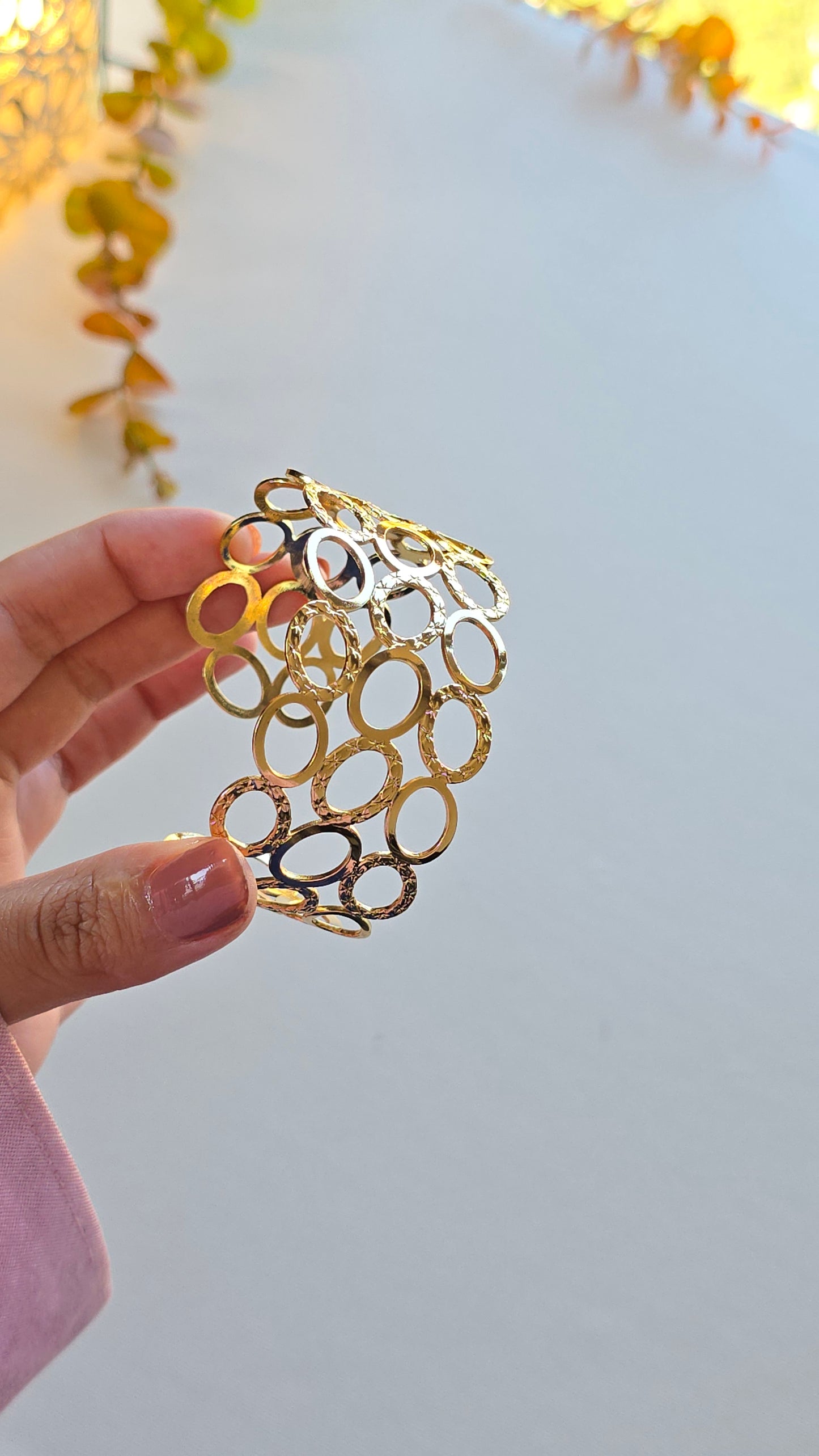 Bracelet manchette Infinity
