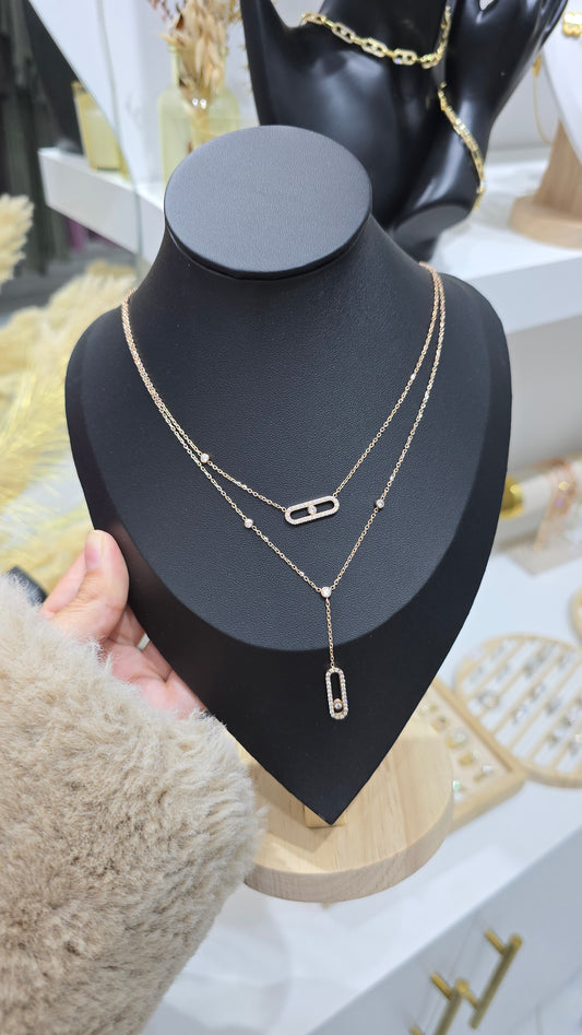 Collier double rang