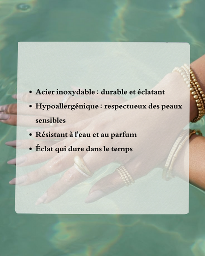Pack Amour : 2 gourmettes + 2 bracelets Inox