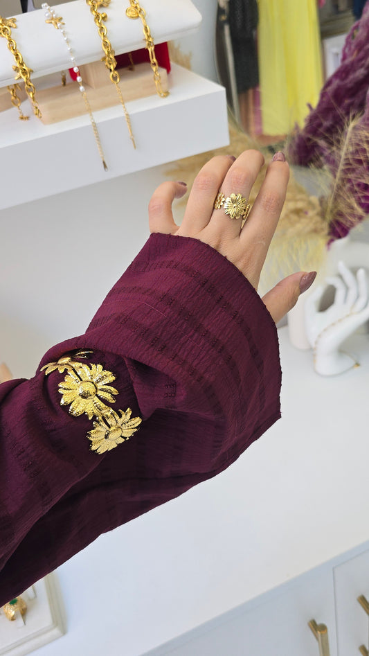 Duo Flora : Bracelet + Bague en promo