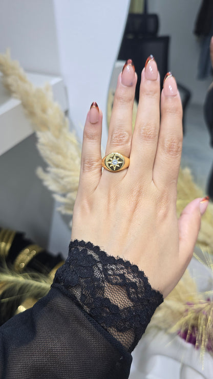 Bague chevalière NAJMA