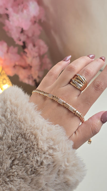 Gourmette AURA Rose Gold