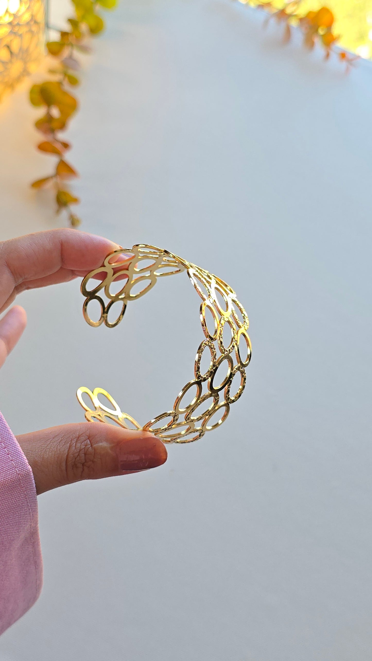 Bracelet manchette Infinity