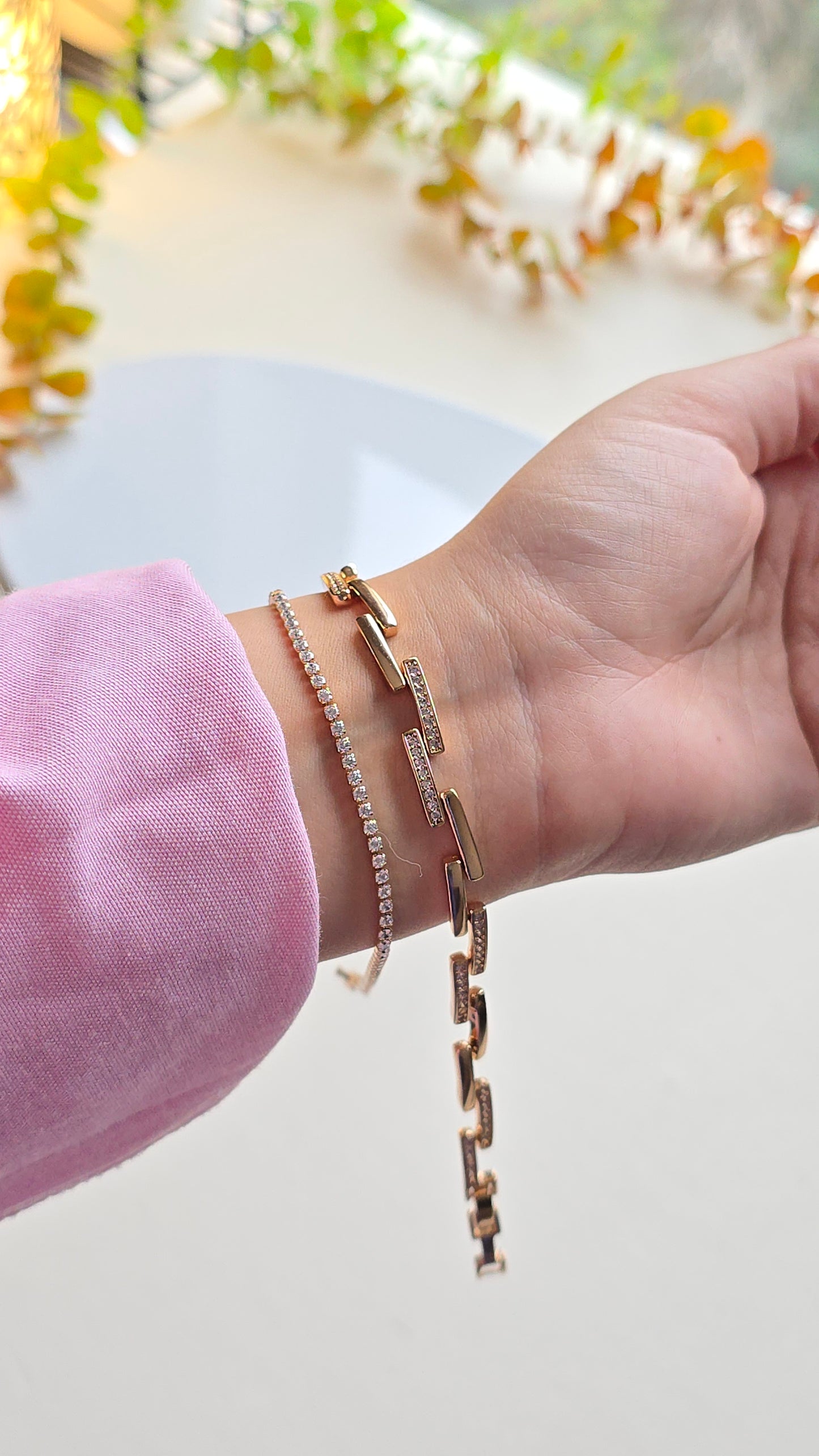 Duo Prestige Gourmette Rose Gold