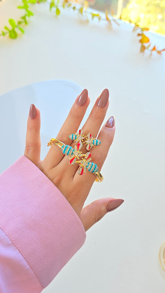 Duo Honey : Bracelet + Bague