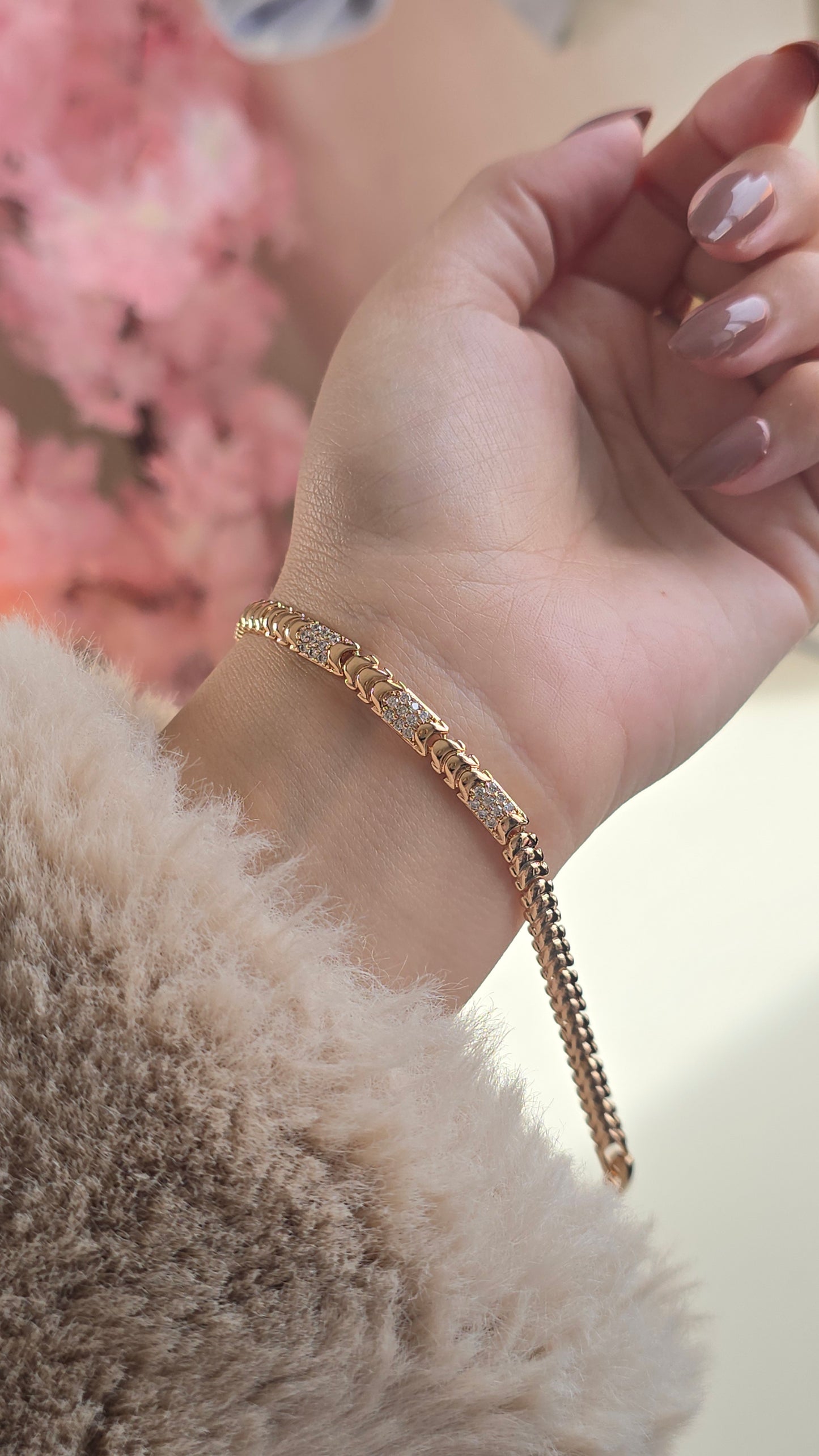 Gourmette AURA Rose Gold