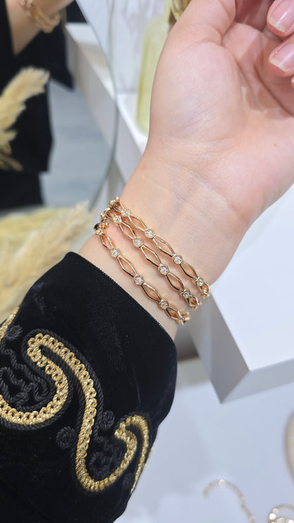 Bracelets Sertla "MIRA" - Rose Gold