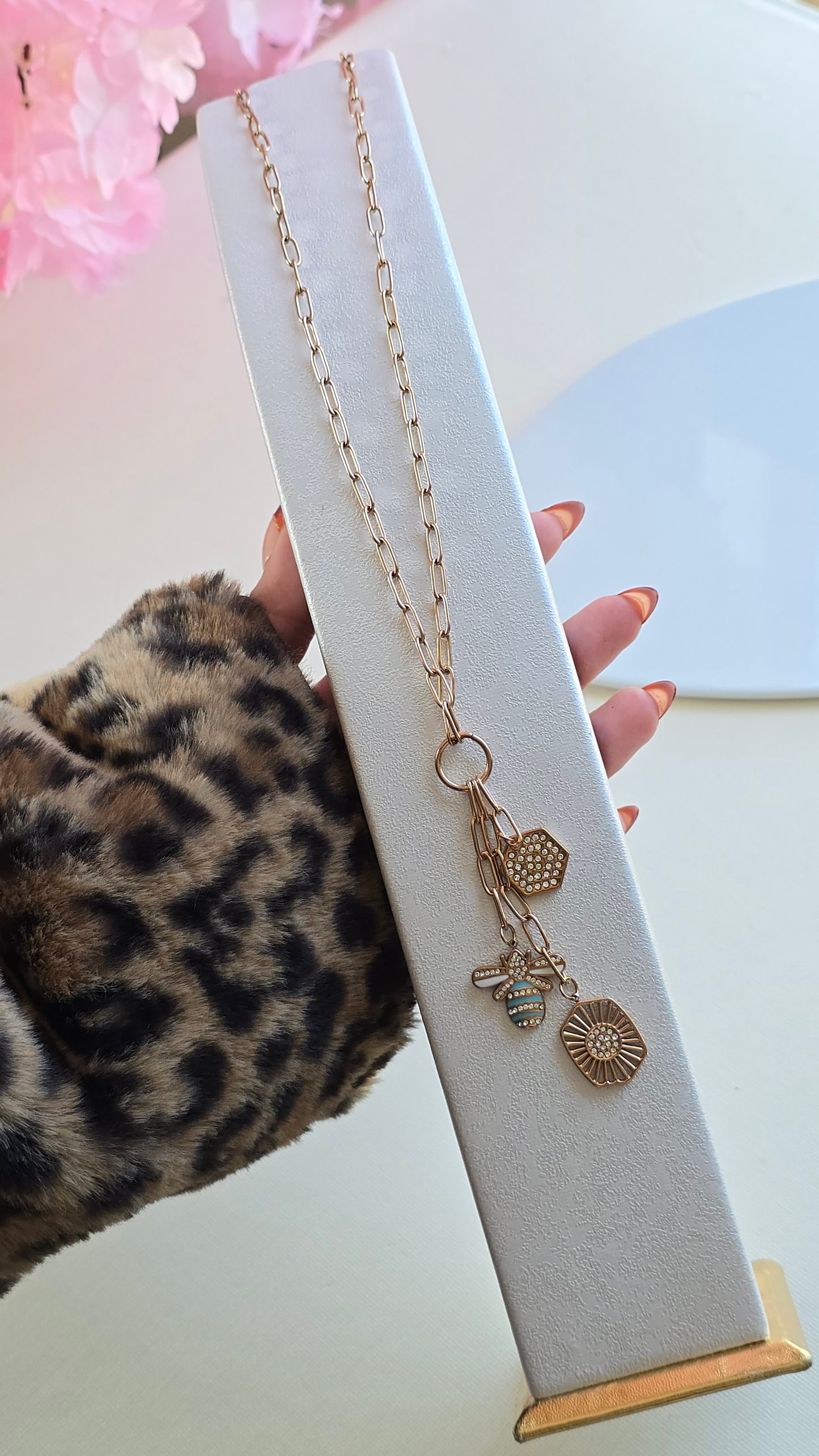 Sautoir Abeille - Rose Gold