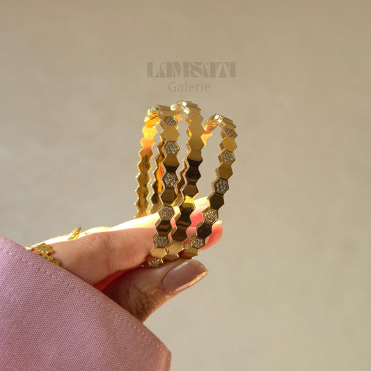 Bracelet "CHEHDA" Doré - Première qualité