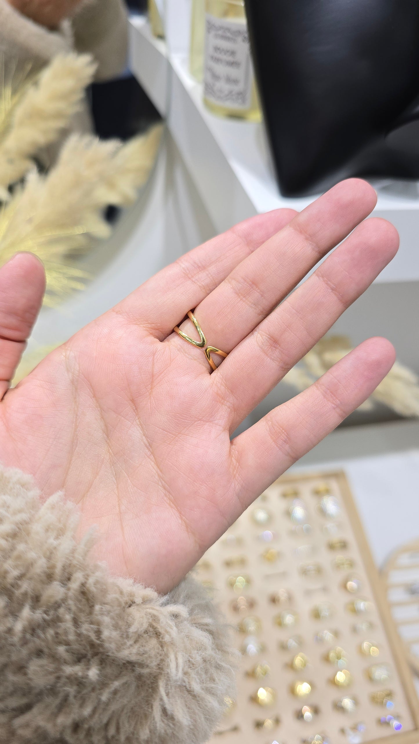 Bague croisée