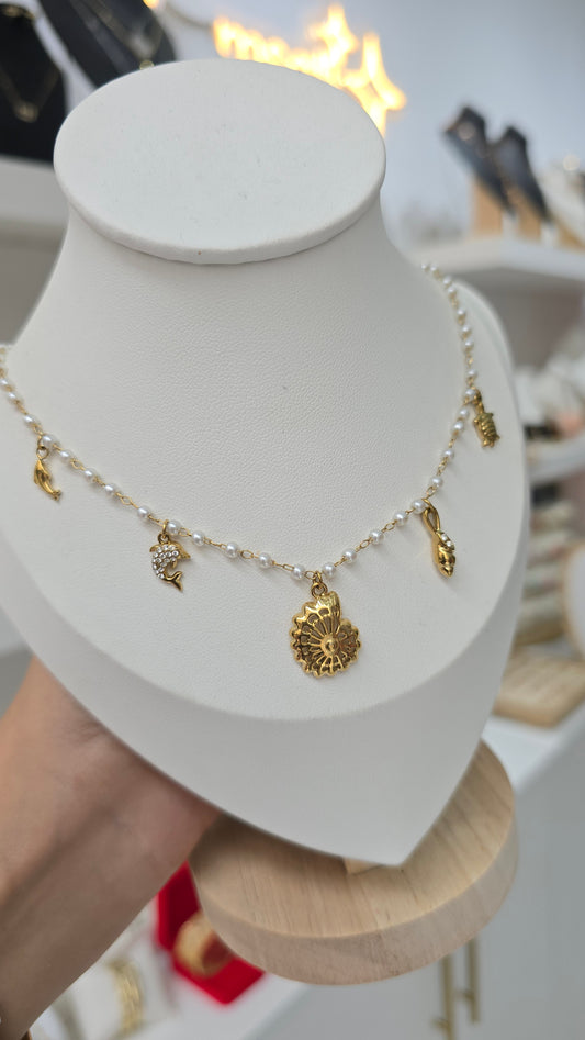 Collier Perles Océane